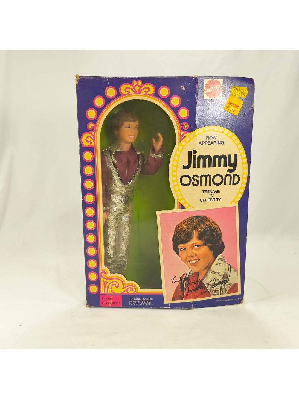 Jimmy Osmond Mattel Doll 1978
